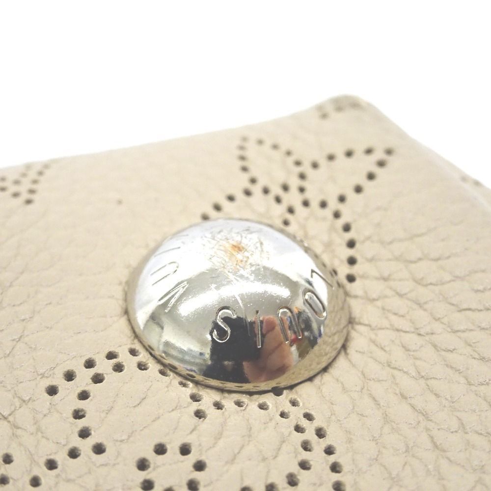 Louis Vuitton Handbag Leather Mahina Hina PM Magnolia Beige - Picture 8 of 16